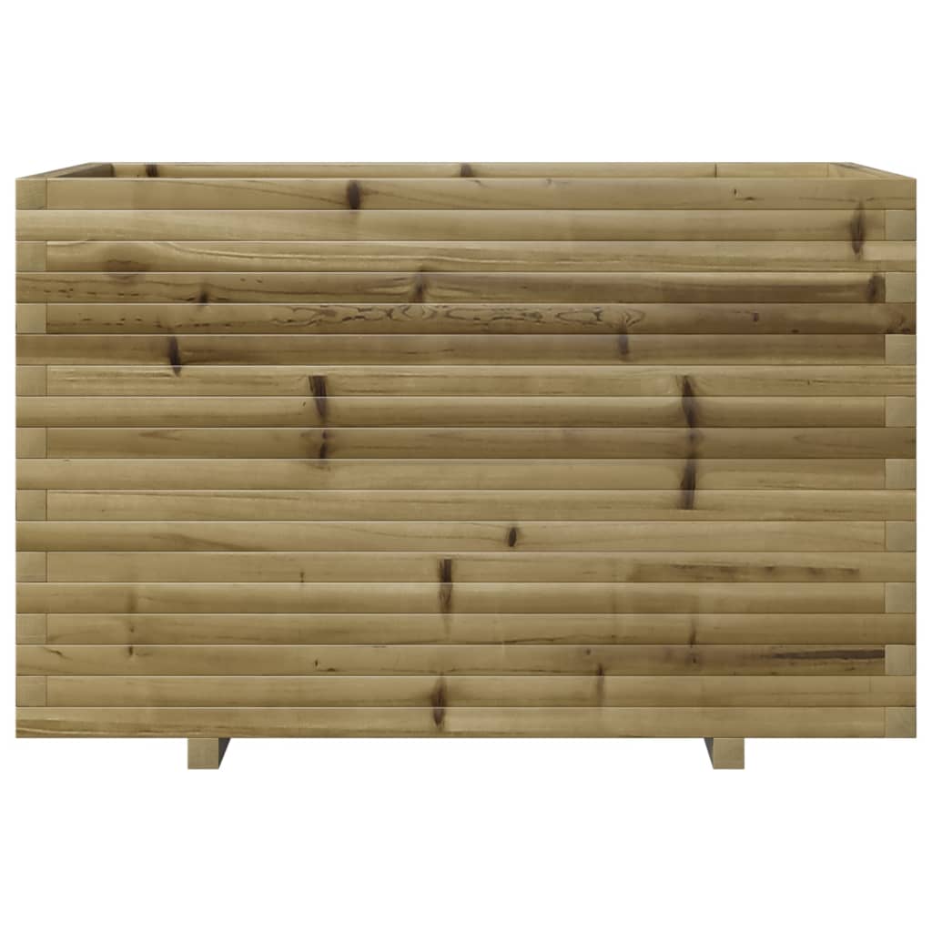 Fioriera Da Giardino 110x60x72 Cm In Legno Di Pino Impregnato - Image 5