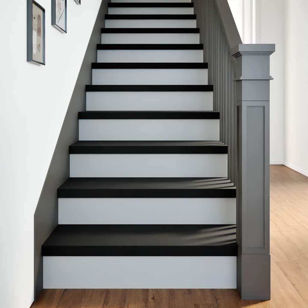 Gradini 4 Pz Marrone Scuro 80x30x2 Cm Legno Massello Rovere
