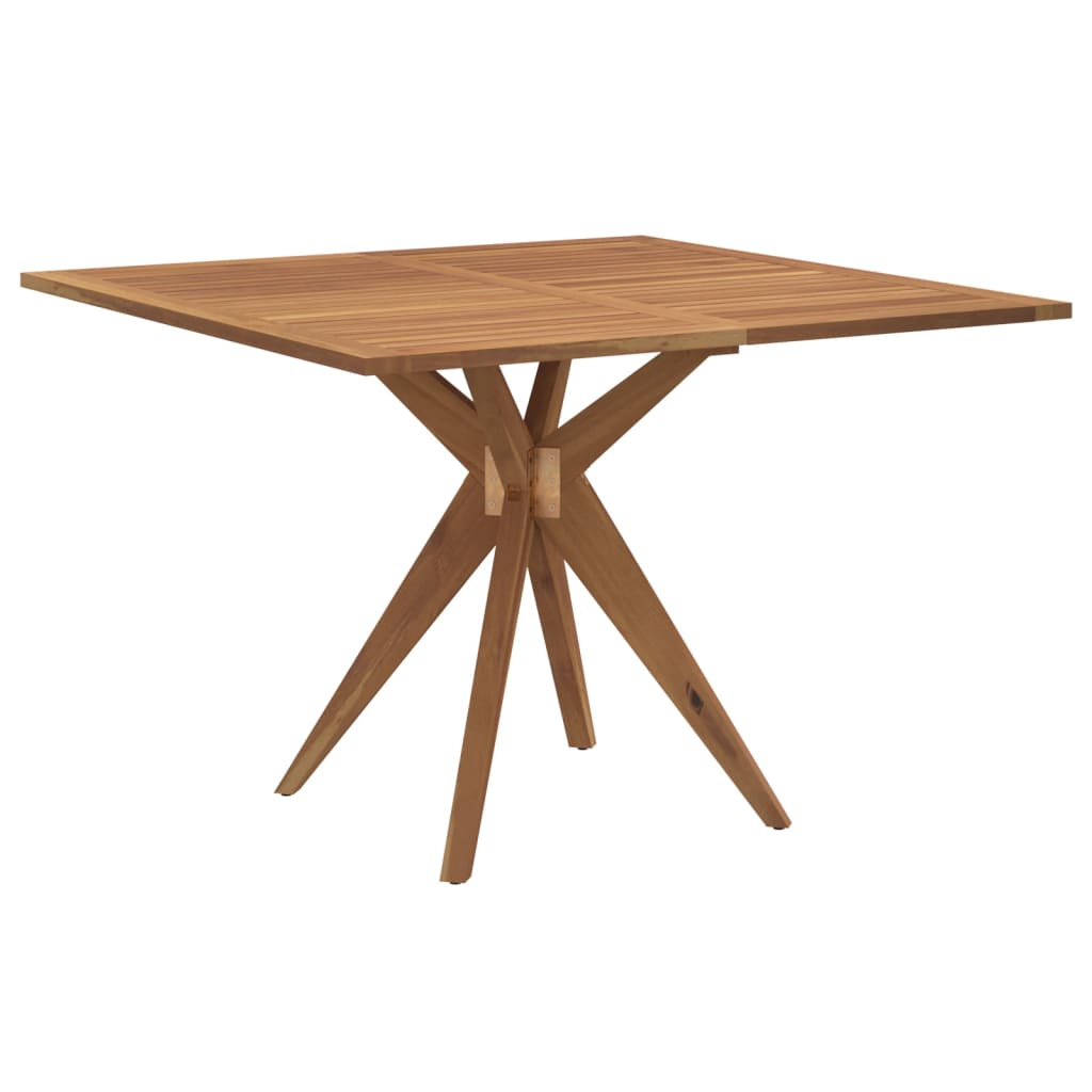 Set Da Pranzo Per Giardino 5 Pz In Legno Massello Di Acacia - Image 3
