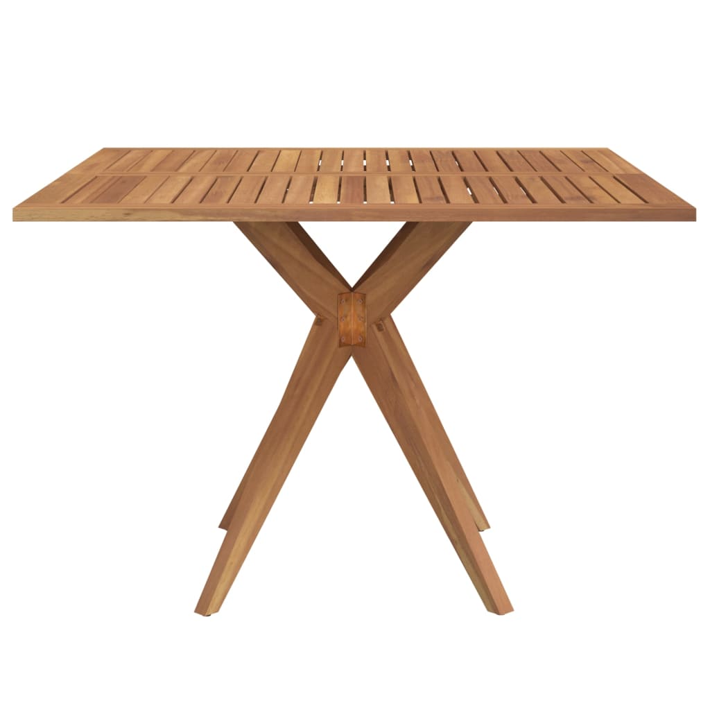 Set Da Pranzo Per Giardino 5 Pz In Legno Massello Di Acacia - Image 4