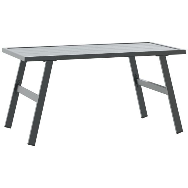 Set Panche Giardino Cuscini 6pz Nere Acciaio Verniciato Polvere - Image 5