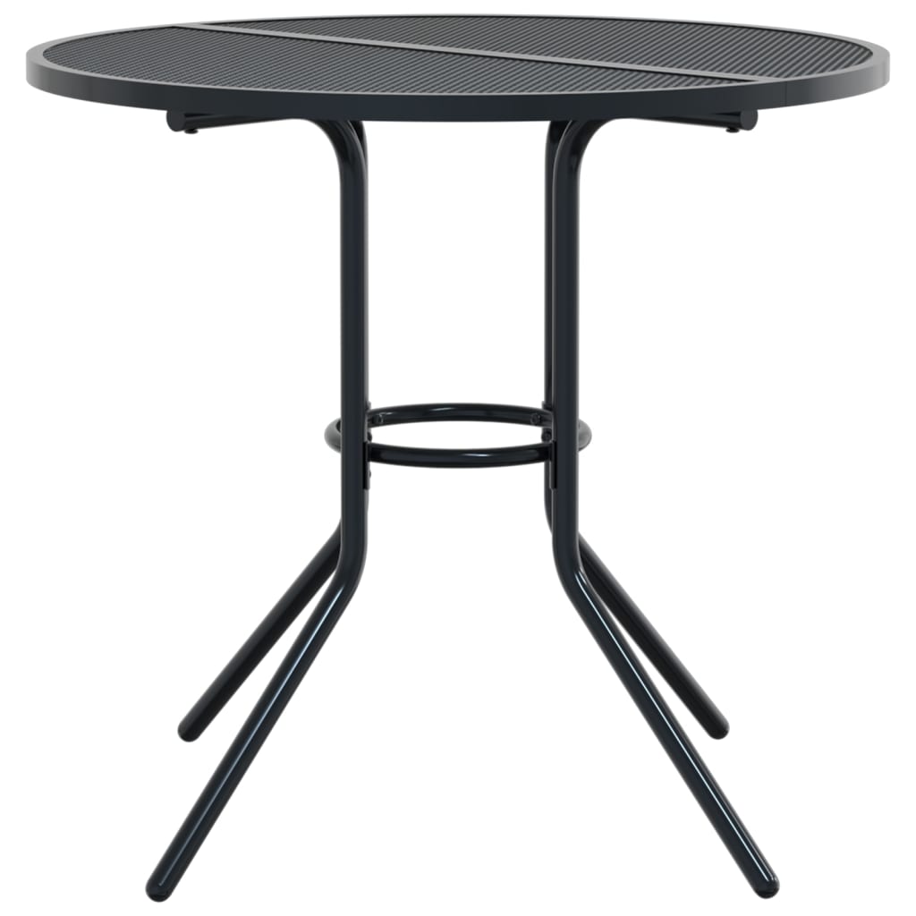 Sedie Da Cucina Impilabili 3 Pz Antracite In Acciaio Verniciato - Image 5