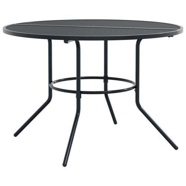 Set Sedie Giardino Reclinabili 5pz Antracite Acciaio Verniciato - Image 3