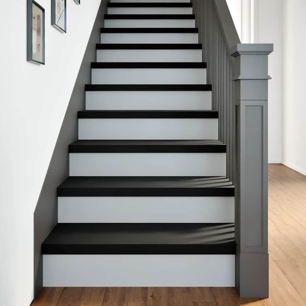 Gradini 2 Pz Marrone Scuro 70x25x2 Cm Legno Massello Rovere