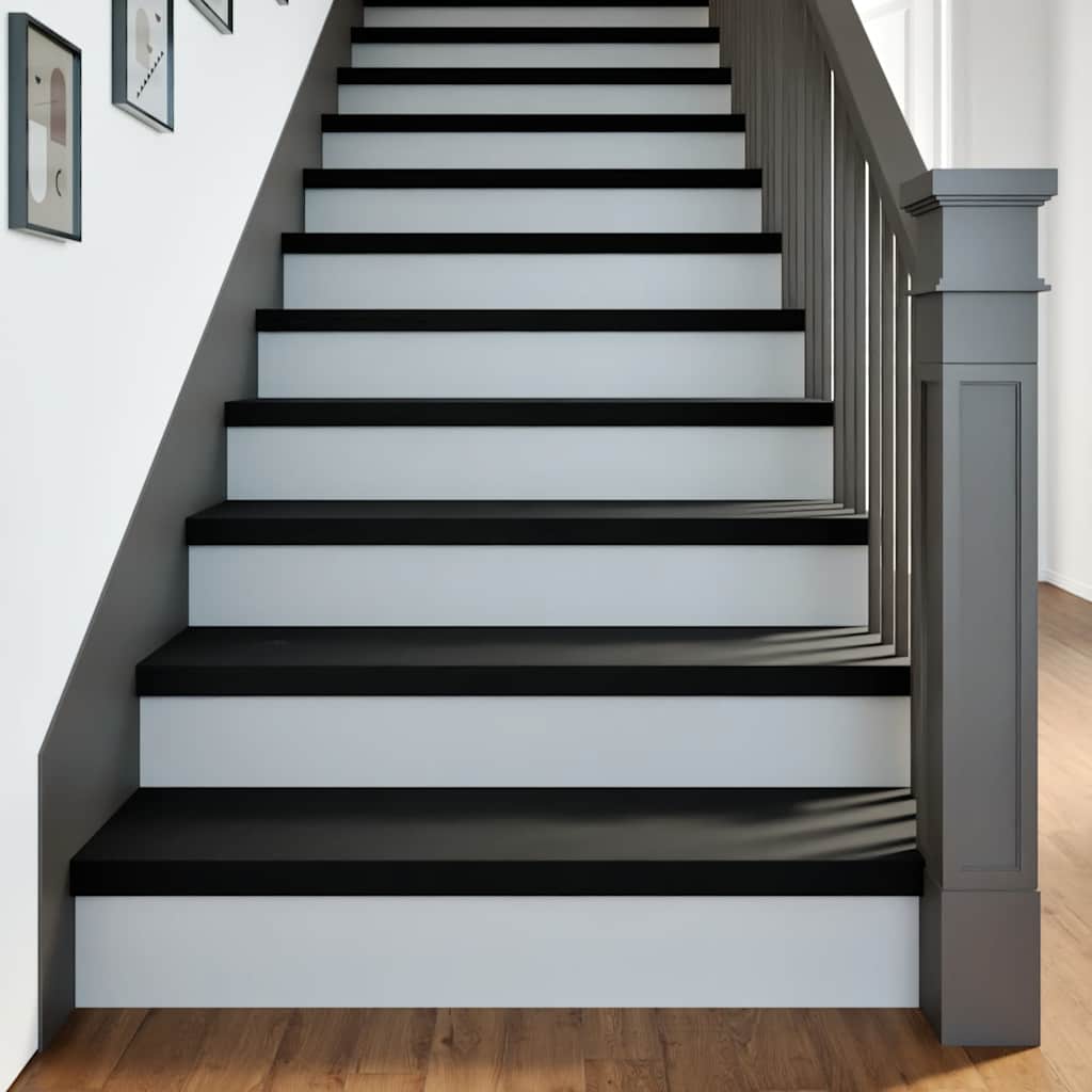 Gradini 2 Pz Marrone Scuro 90x25x2 Cm Legno Massello Rovere
