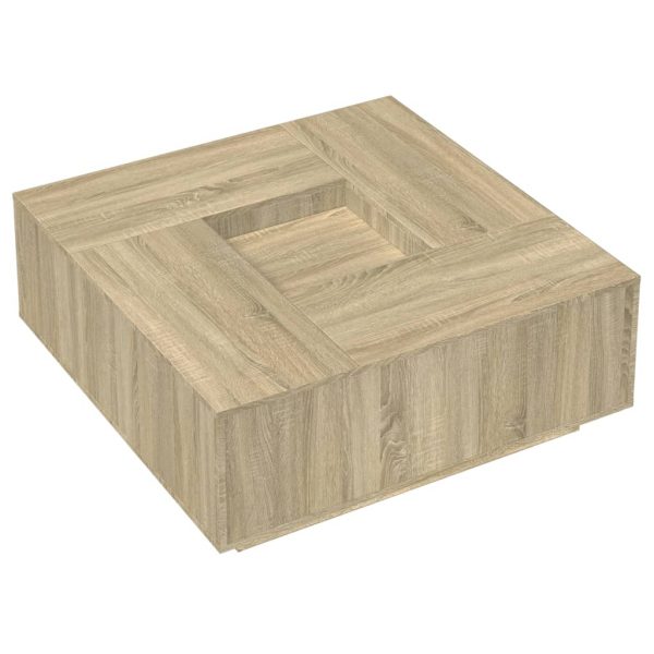 Tavolino Salotto Rovere Sonoma 100x100x40 Cm Legno Multistrato - Image 4