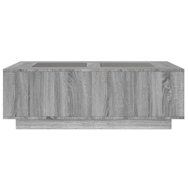 Tavolino Da Salotto Con Led Infinity Rovere Sonoma 116x69x40 cm - Image 6