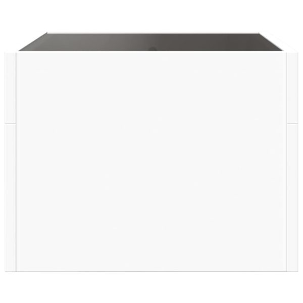 Comodino Con Led Infinity Bianco 40x40x30 cm - Image 5