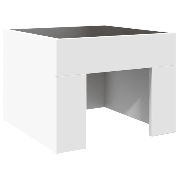 Comodino Con Led Infinity Bianco 40x40x30 cm - Image 6