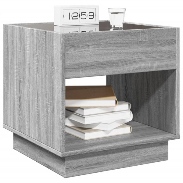 Comodino Con Led Infinity Rovere Sonoma 50x50x50 cm - Image 5