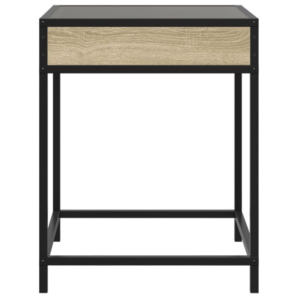 Comodino Con Led Infinity Rovere Sonoma 40x40x51 cm - Image 6