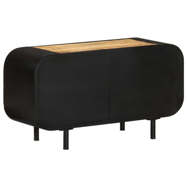 Mobile Porta Tv 90x30x48 Cm In Legno Di Mango Grezzo - Image 3
