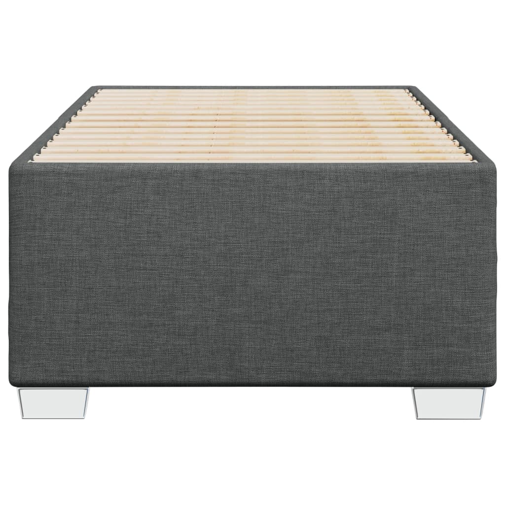 Giroletto Senza Materasso Grigio Scuro 80x200 Cm Tessuto - Image 4