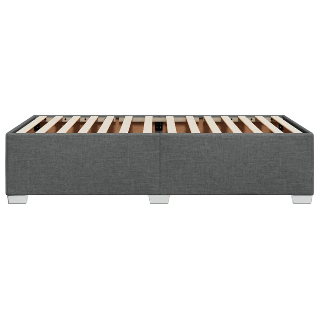 Giroletto Senza Materasso Grigio Scuro 80x200 Cm Tessuto - Image 5