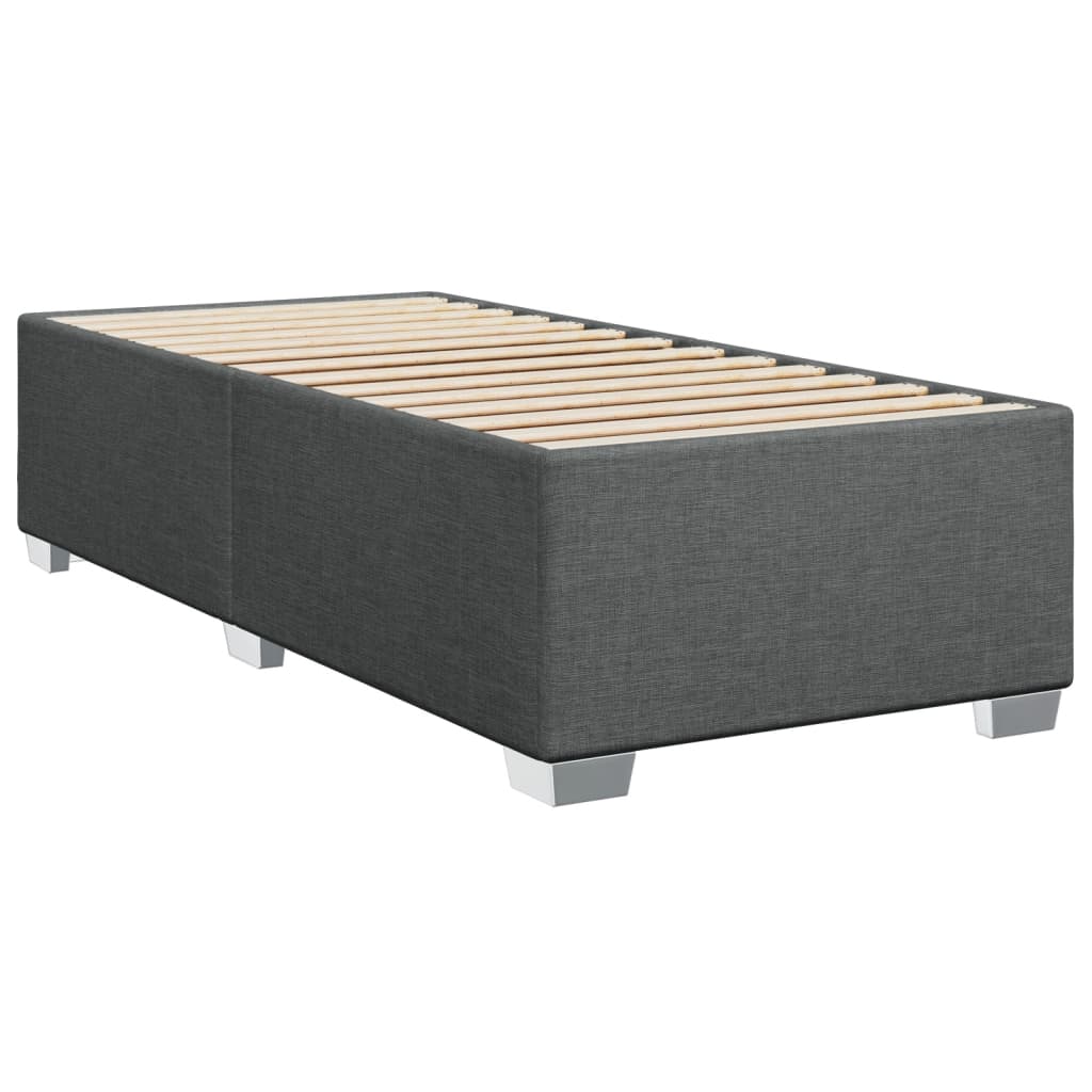 Giroletto Senza Materasso Grigio Scuro 100x200 Cm Tessuto - Image 3