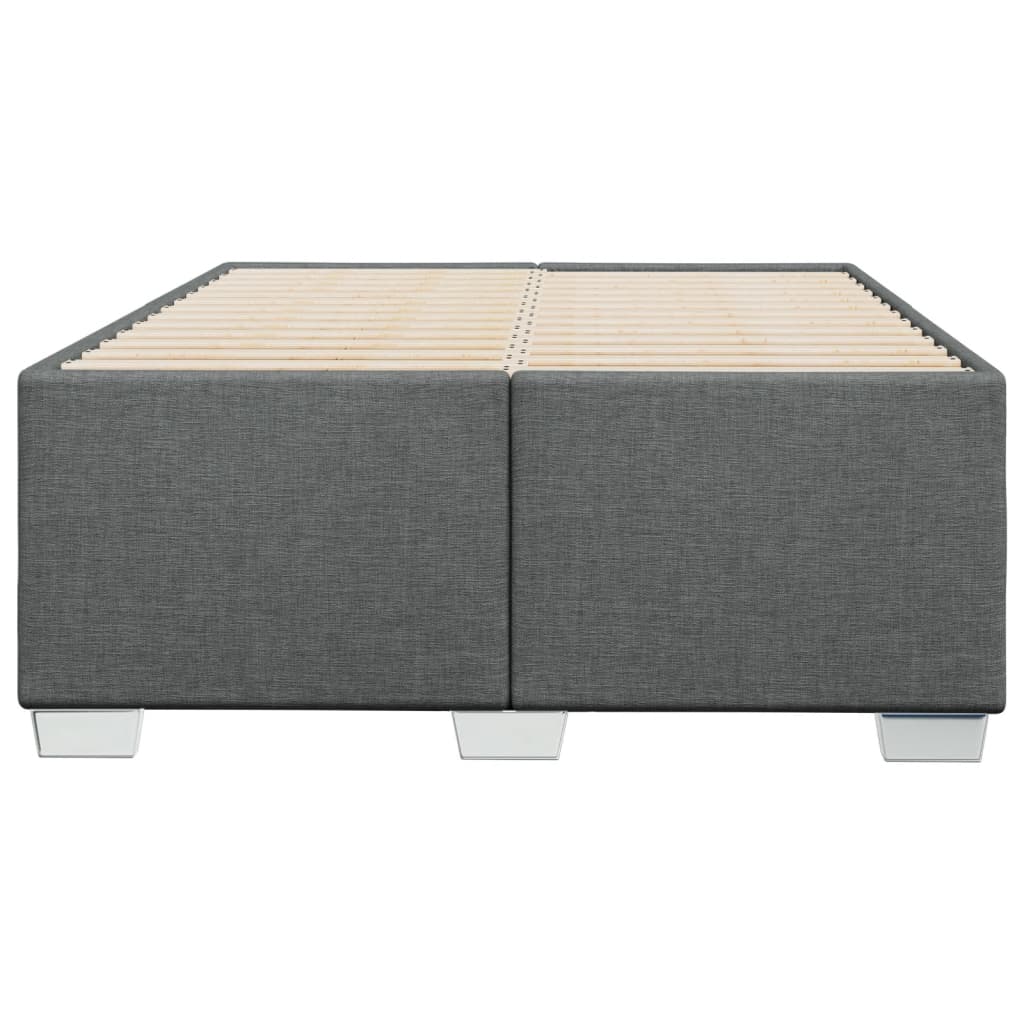 Giroletto Senza Materasso Grigio Scuro 120x190 Cm In Tessuto - Image 4