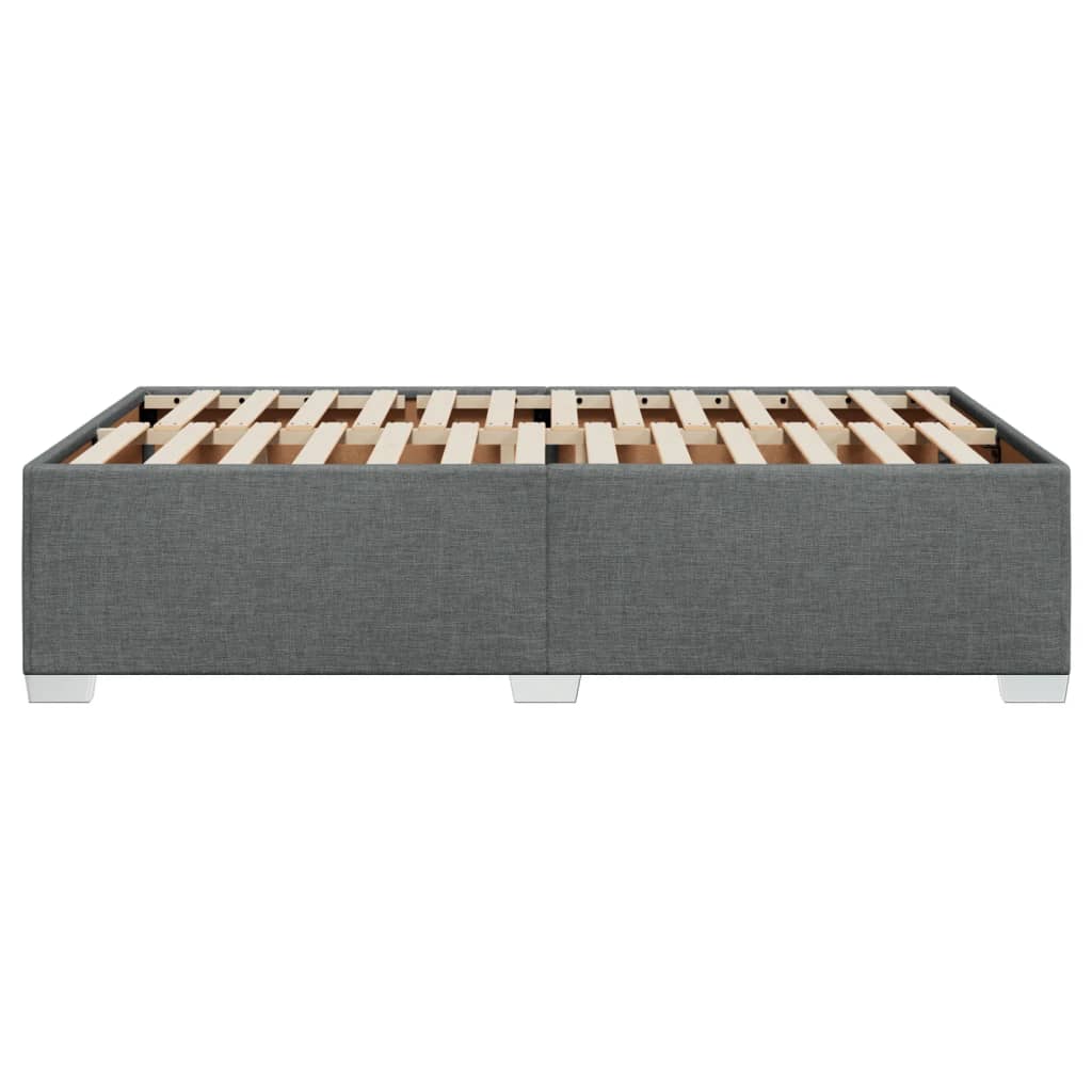 Giroletto Senza Materasso Grigio Scuro 120x190 Cm In Tessuto - Image 5