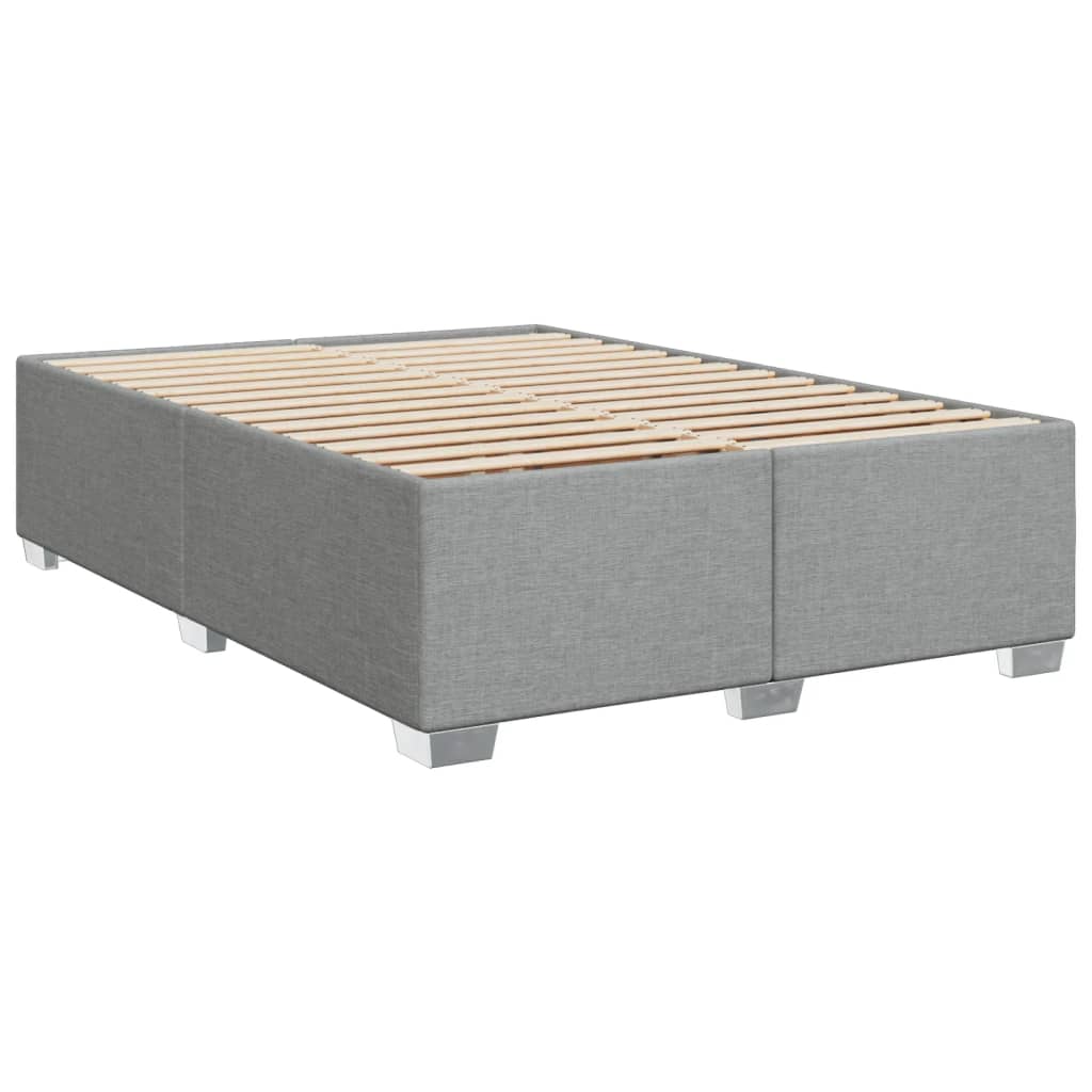 Giroletto Senza Materasso Grigio Chiaro 160x200 Cm Tessuto - Image 3