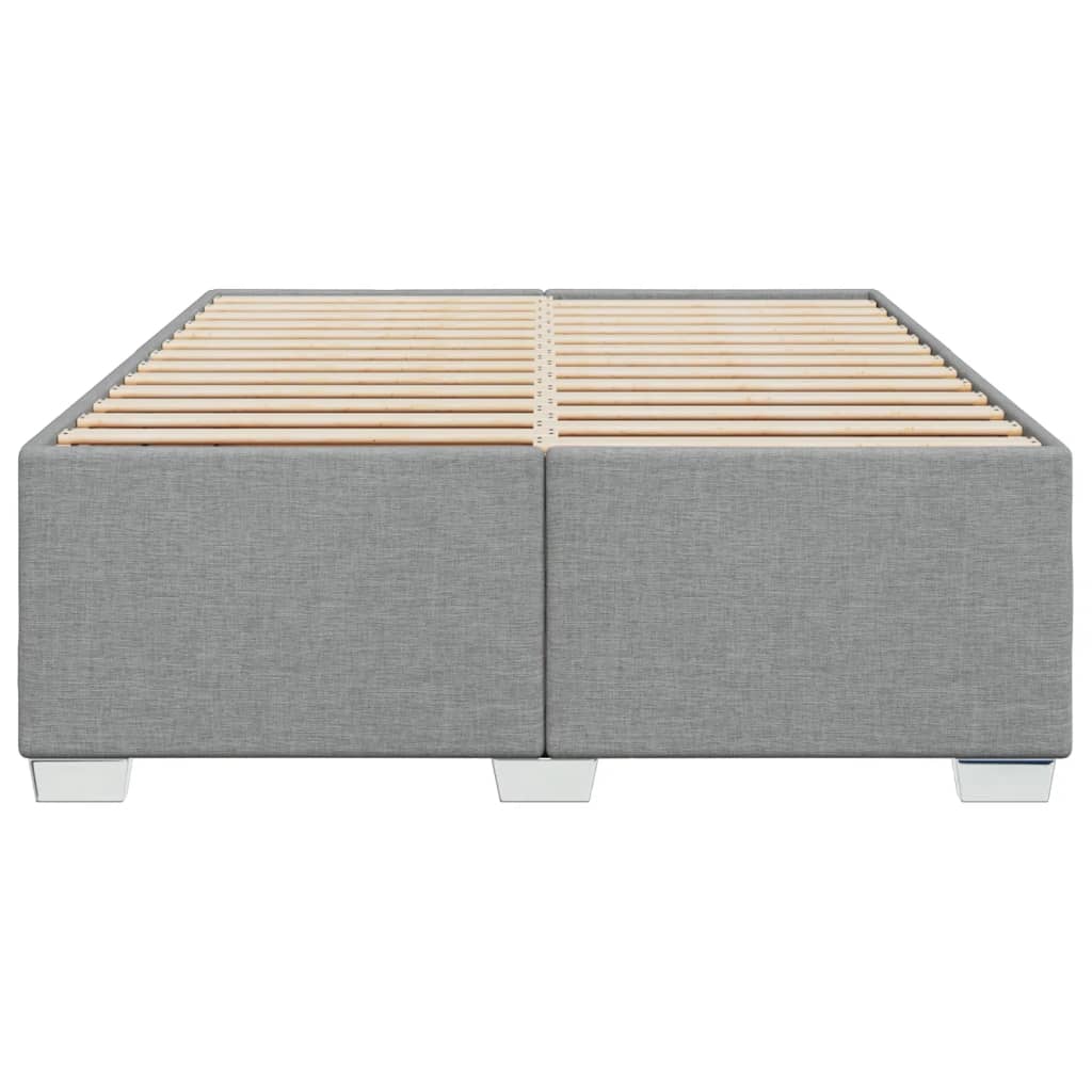 Giroletto Senza Materasso Grigio Chiaro 160x200 Cm Tessuto - Image 4
