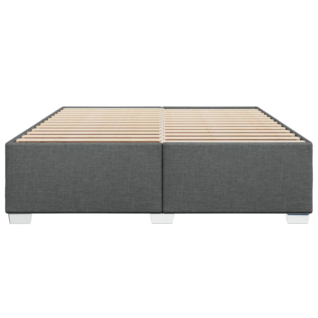 Giroletto Senza Materasso Grigio Scuro 200x200 Cm Tessuto - Image 4