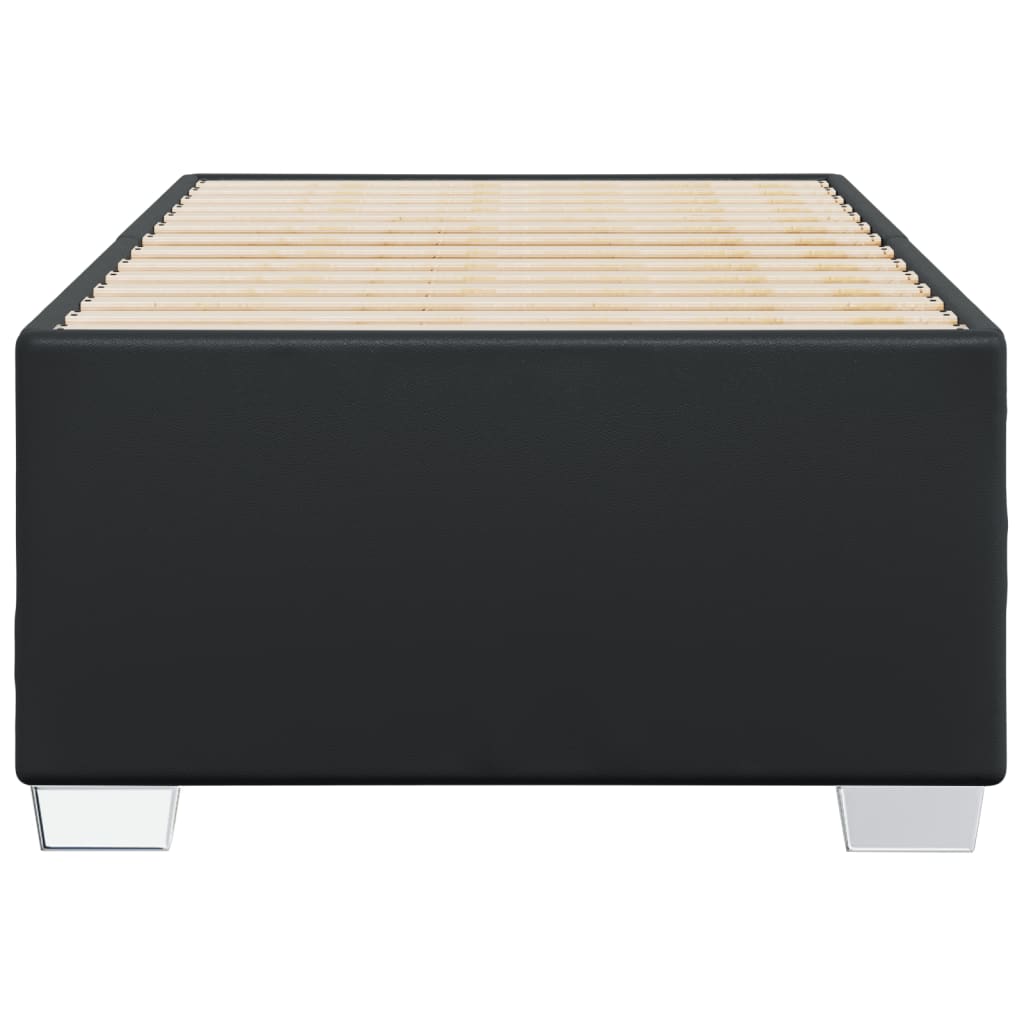 Giroletto Nero 90x200 Cm In Similpelle - Image 4