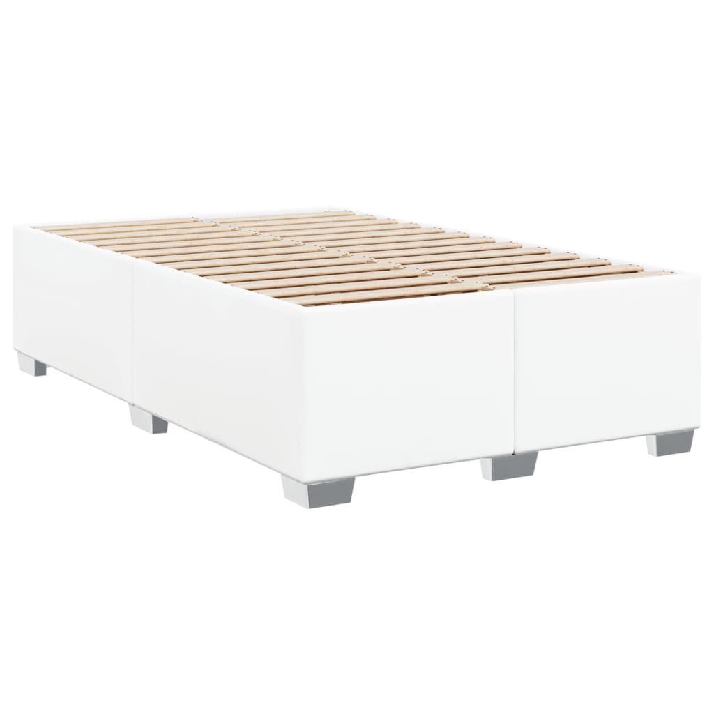 Giroletto Senza Materasso Bianco 120x190 Cm Similpelle - Image 3