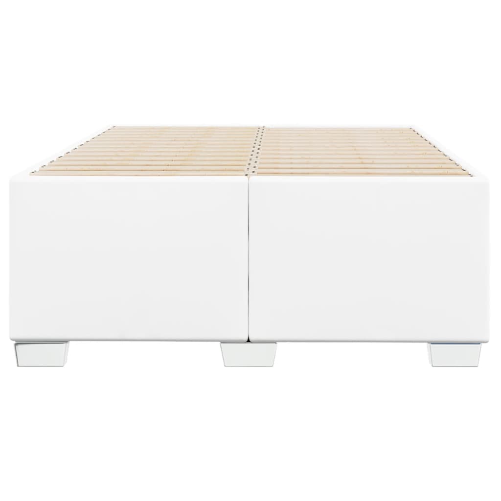 Giroletto Senza Materasso Bianco 120x190 Cm Similpelle - Image 4