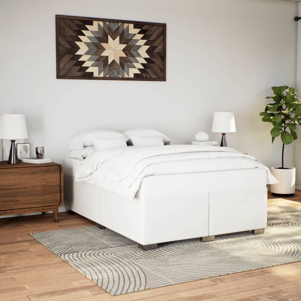 Giroletto Bianco 160x200 Cm In Similpelle