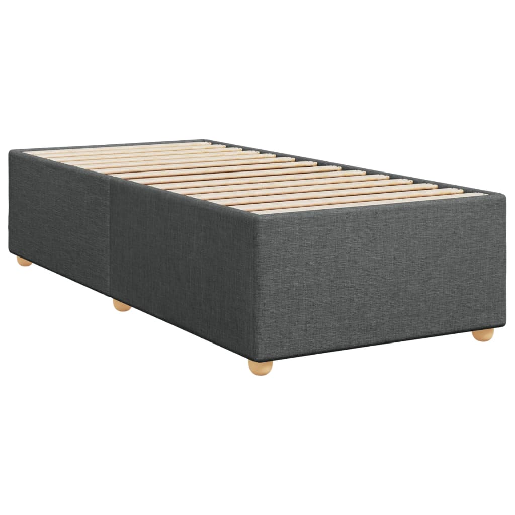 Giroletto Senza Materasso Grigio Scuro 100x200 Cm Tessuto - Image 3