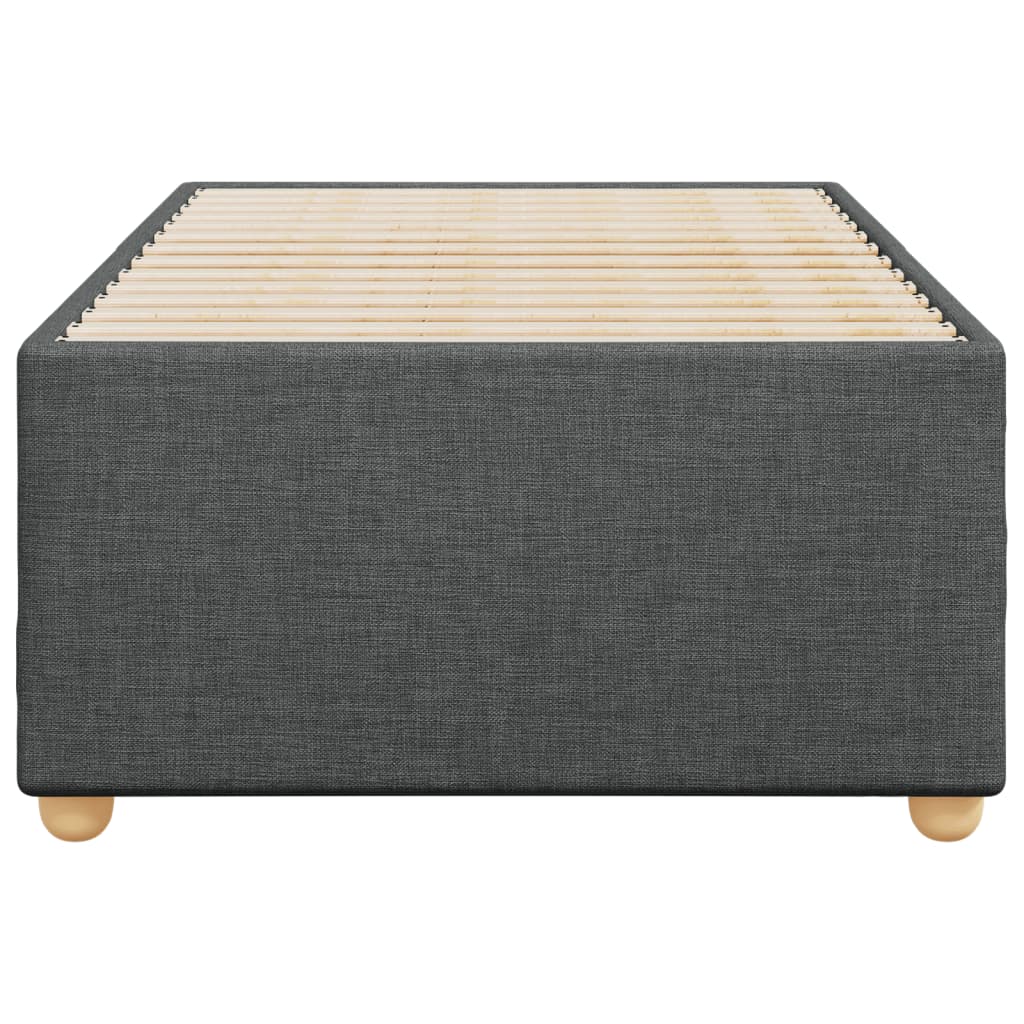 Giroletto Senza Materasso Grigio Scuro 100x200 Cm Tessuto - Image 4