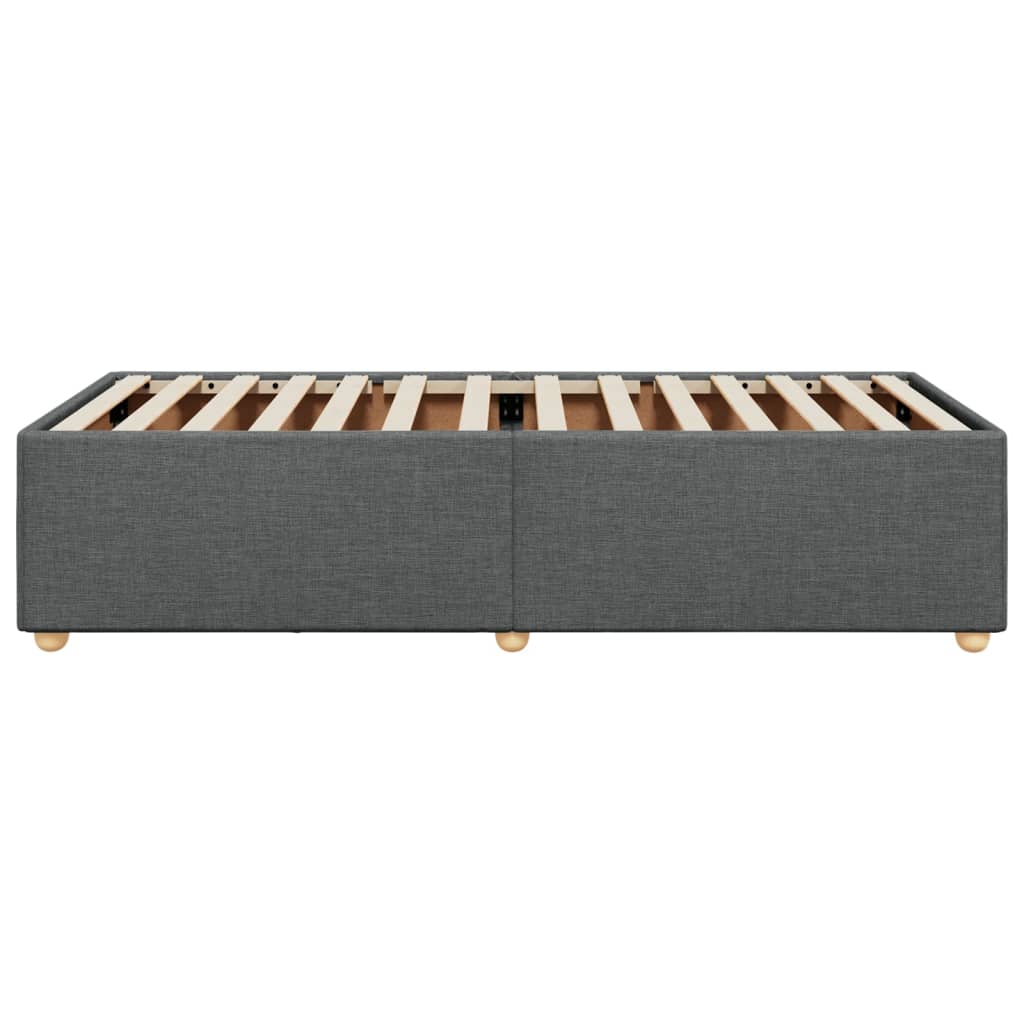 Giroletto Senza Materasso Grigio Scuro 100x200 Cm Tessuto - Image 5