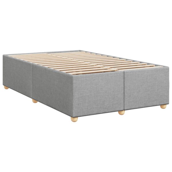 Giroletto Senza Materasso Grigio Chiaro 120x190 Cm In Tessuto - Image 2