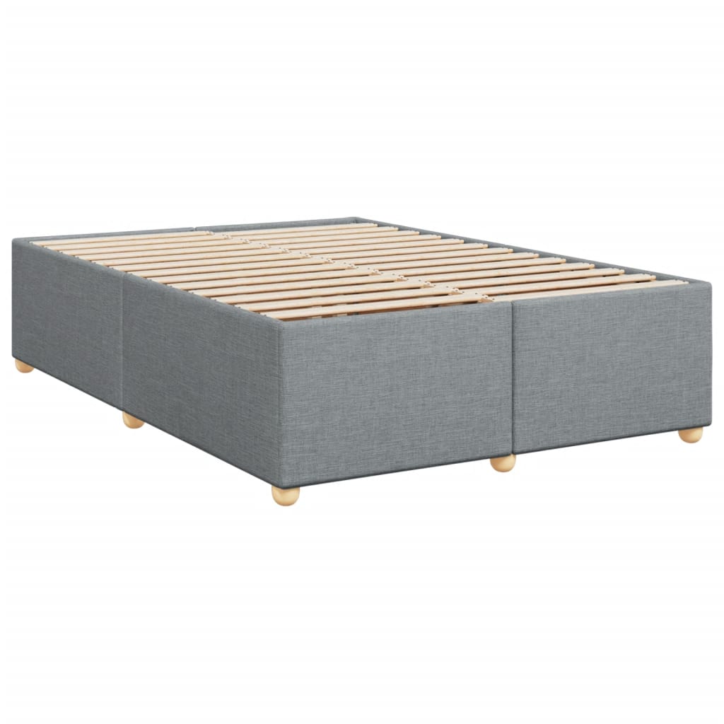 Giroletto Senza Materasso Grigio Chiaro 140x190 Cm Tessuto - Image 3