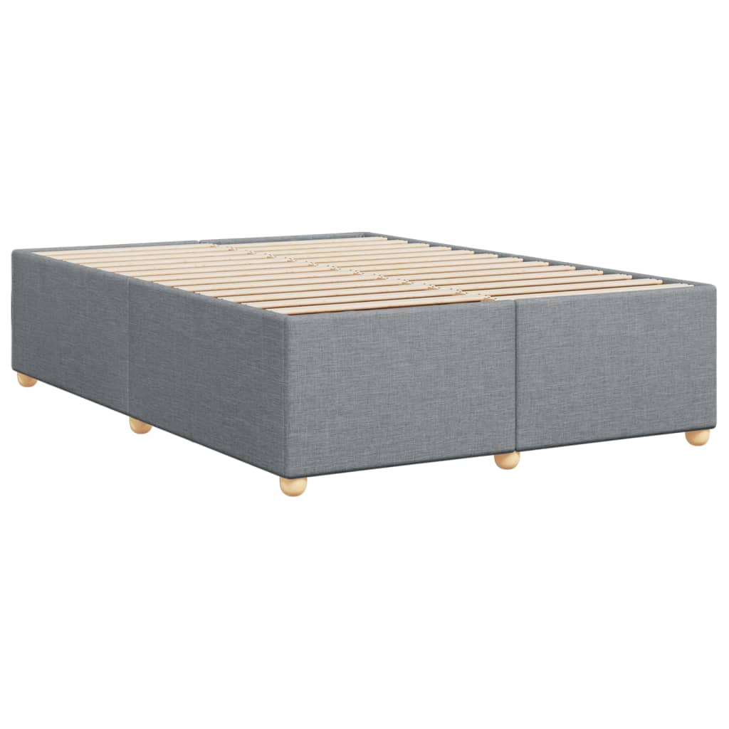 Giroletto Senza Materasso Grigio Chiaro 140x190 Cm Tessuto - Image 6