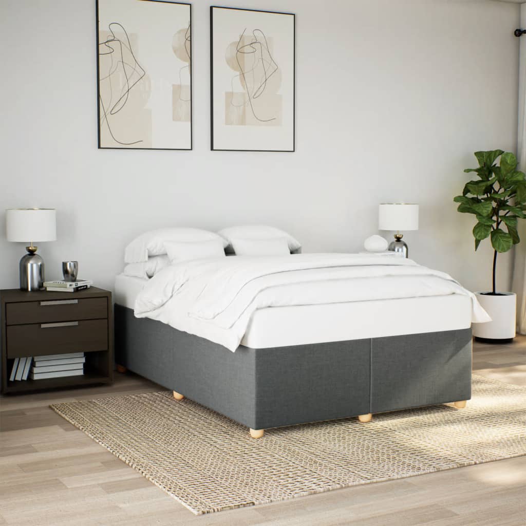 Giroletto Senza Materasso Grigio Scuro 140x200 Cm Tessuto