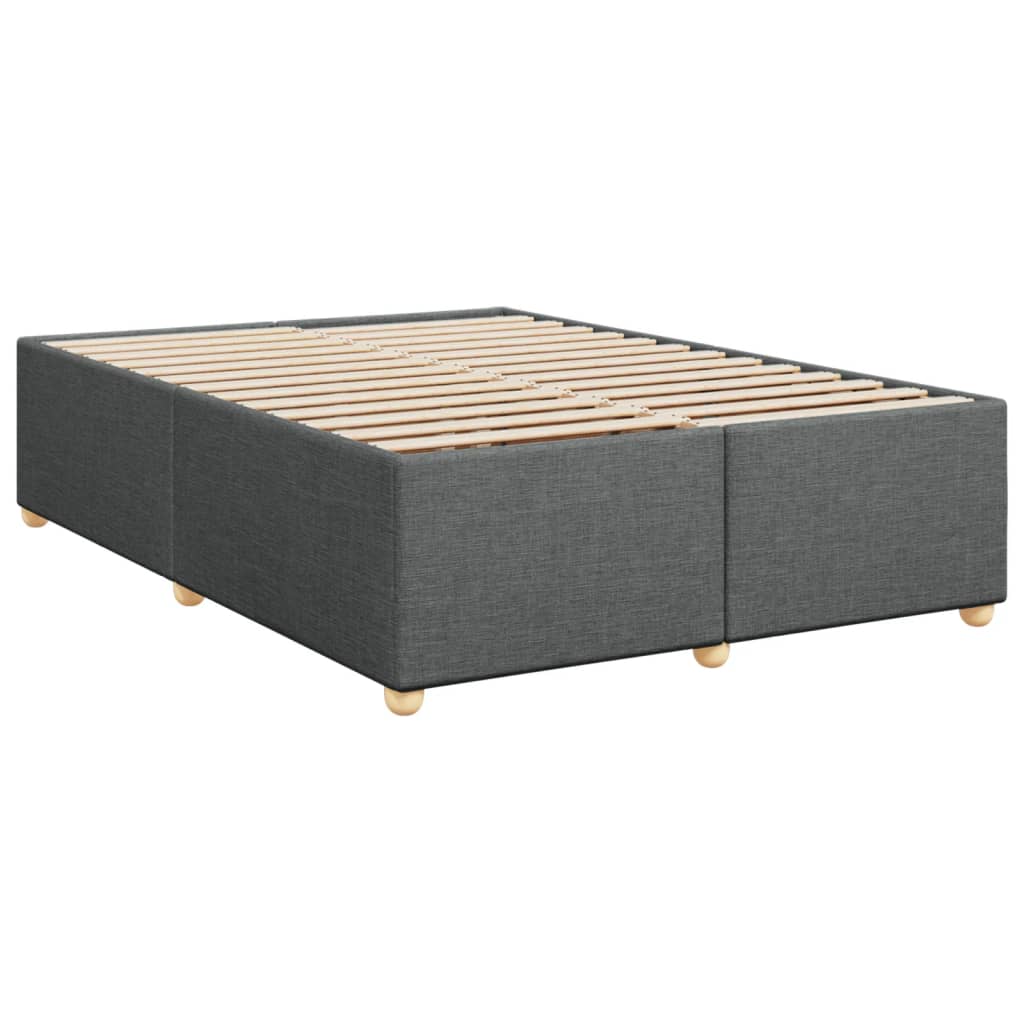 Giroletto Senza Materasso Grigio Scuro 140x200 Cm Tessuto - Image 3