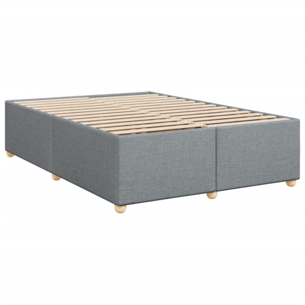 Giroletto Senza Materasso Grigio Chiaro 160x200 Cm Tessuto - Image 3