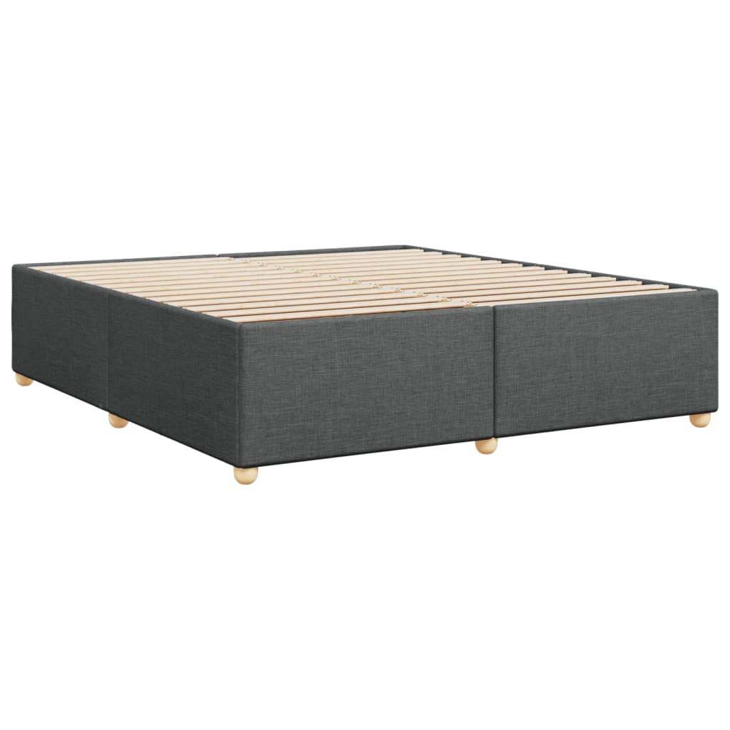 Giroletto Senza Materasso Grigio Scuro 200x200 Cm Tessuto - Image 6