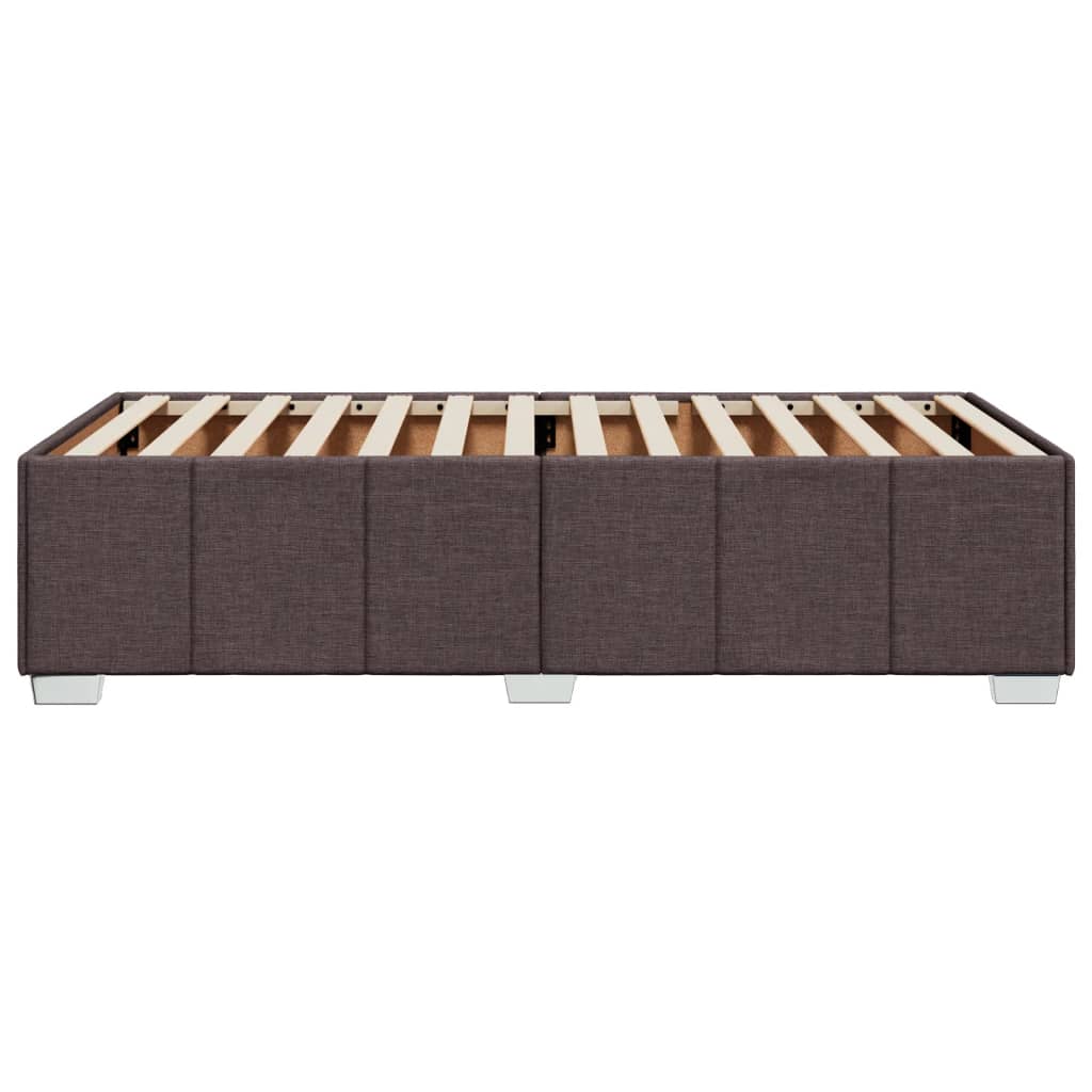 Giroletto Senza Materasso Marrone Scuro 90x190 Cm Tessuto - Image 5