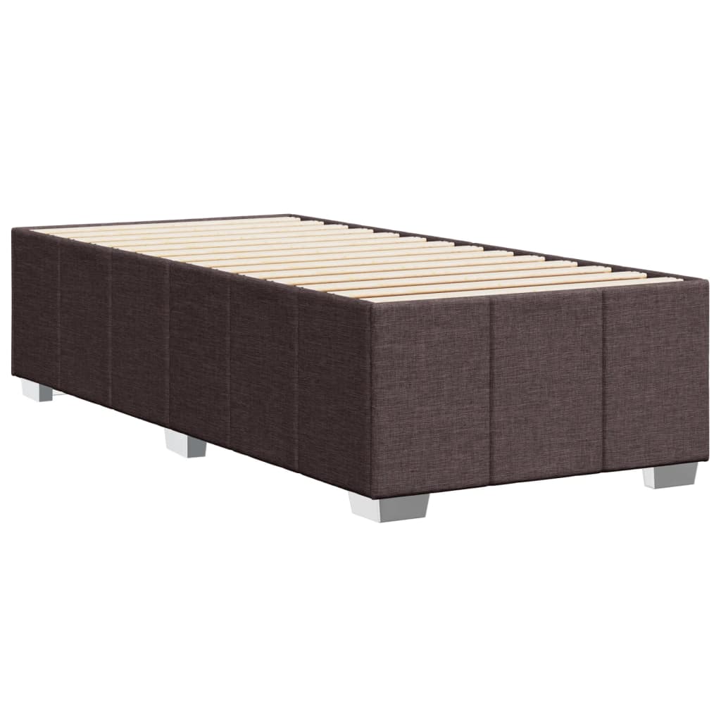 Giroletto Senza Materasso Marrone Scuro 90x190 Cm Tessuto - Image 6