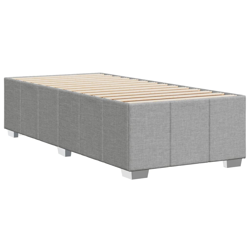 Giroletto Senza Materasso Grigio Chiaro 100x200 Cm Tessuto - Image 6
