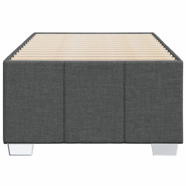 Giroletto Senza Materasso Grigio Scuro 100x200 Cm Tessuto - Image 4