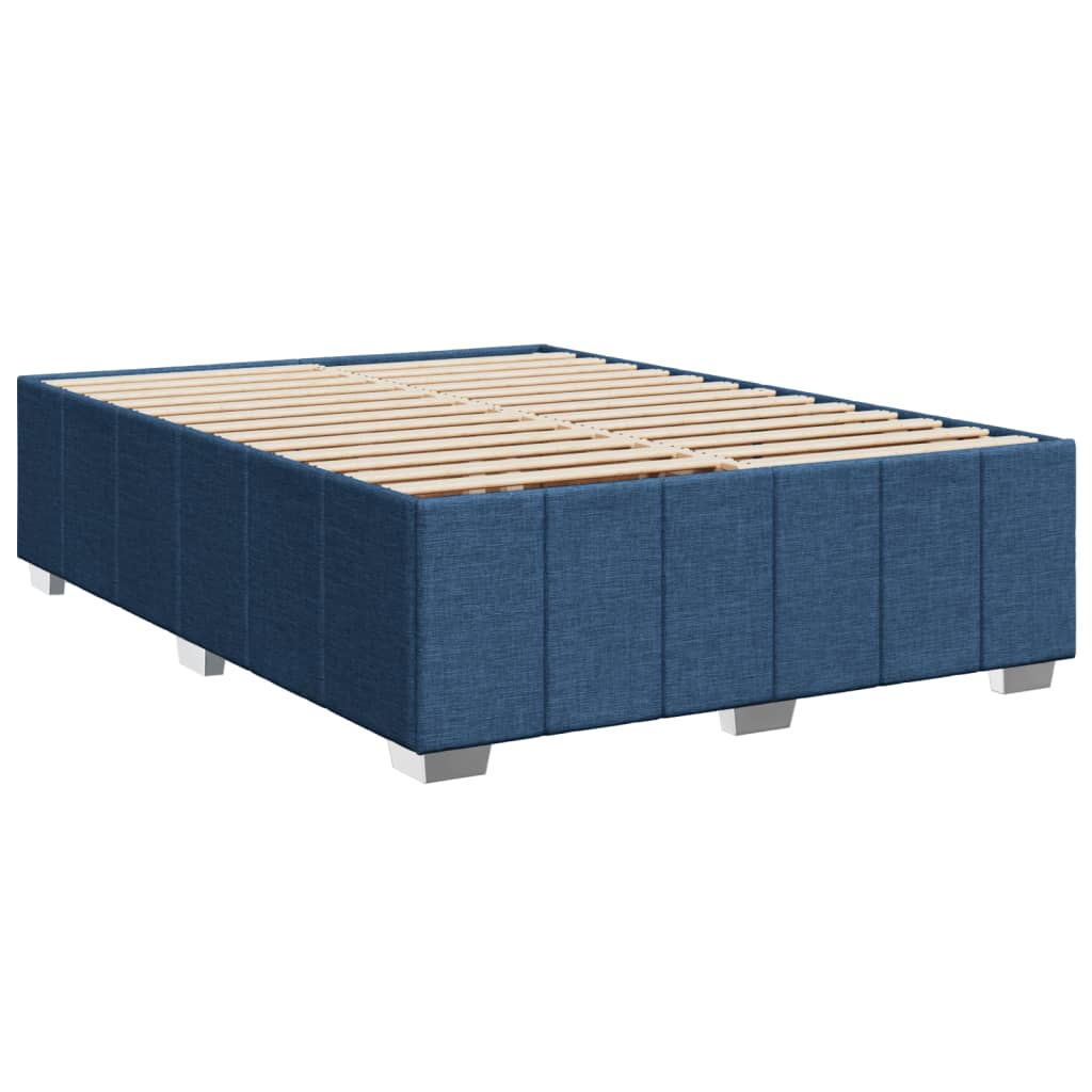 Giroletto Senza Materasso Blu 140x190 Cm In Tessuto - Image 3