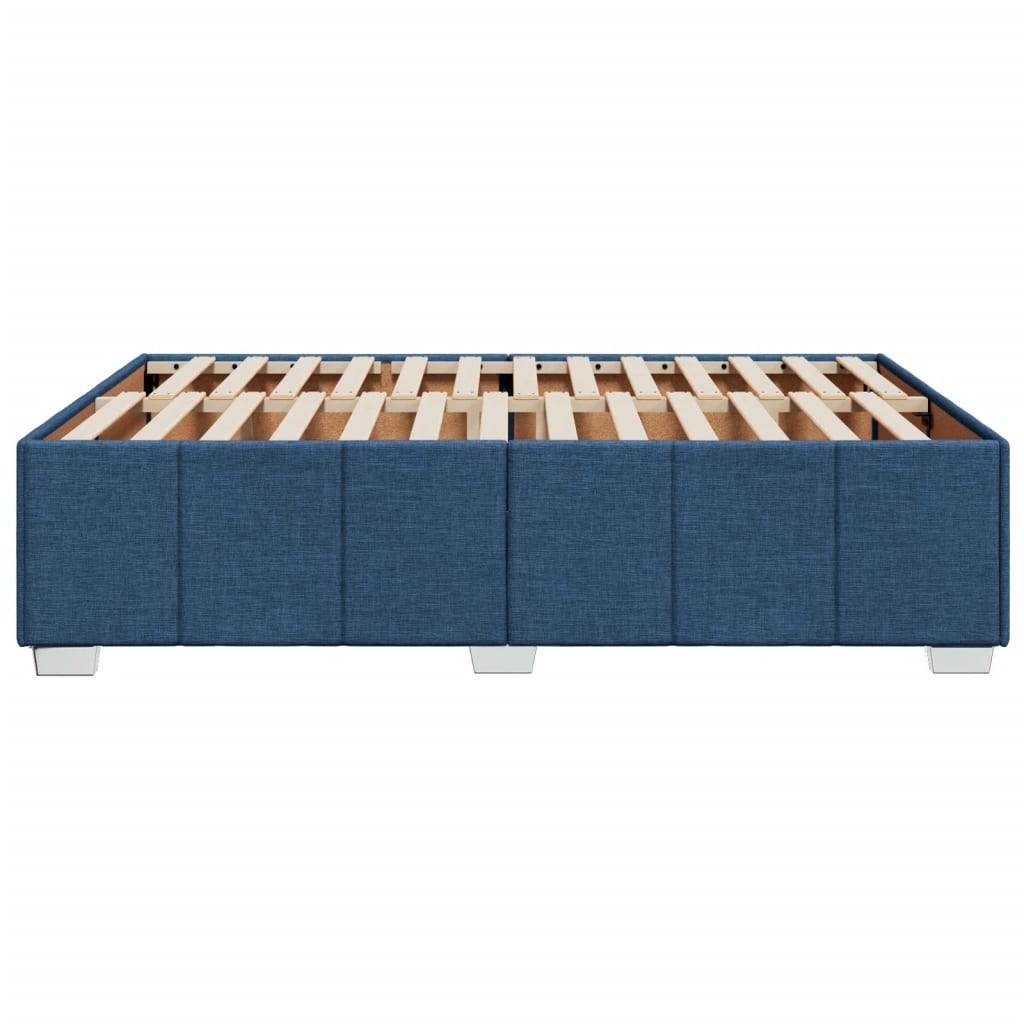 Giroletto Senza Materasso Blu 140x190 Cm In Tessuto - Image 5