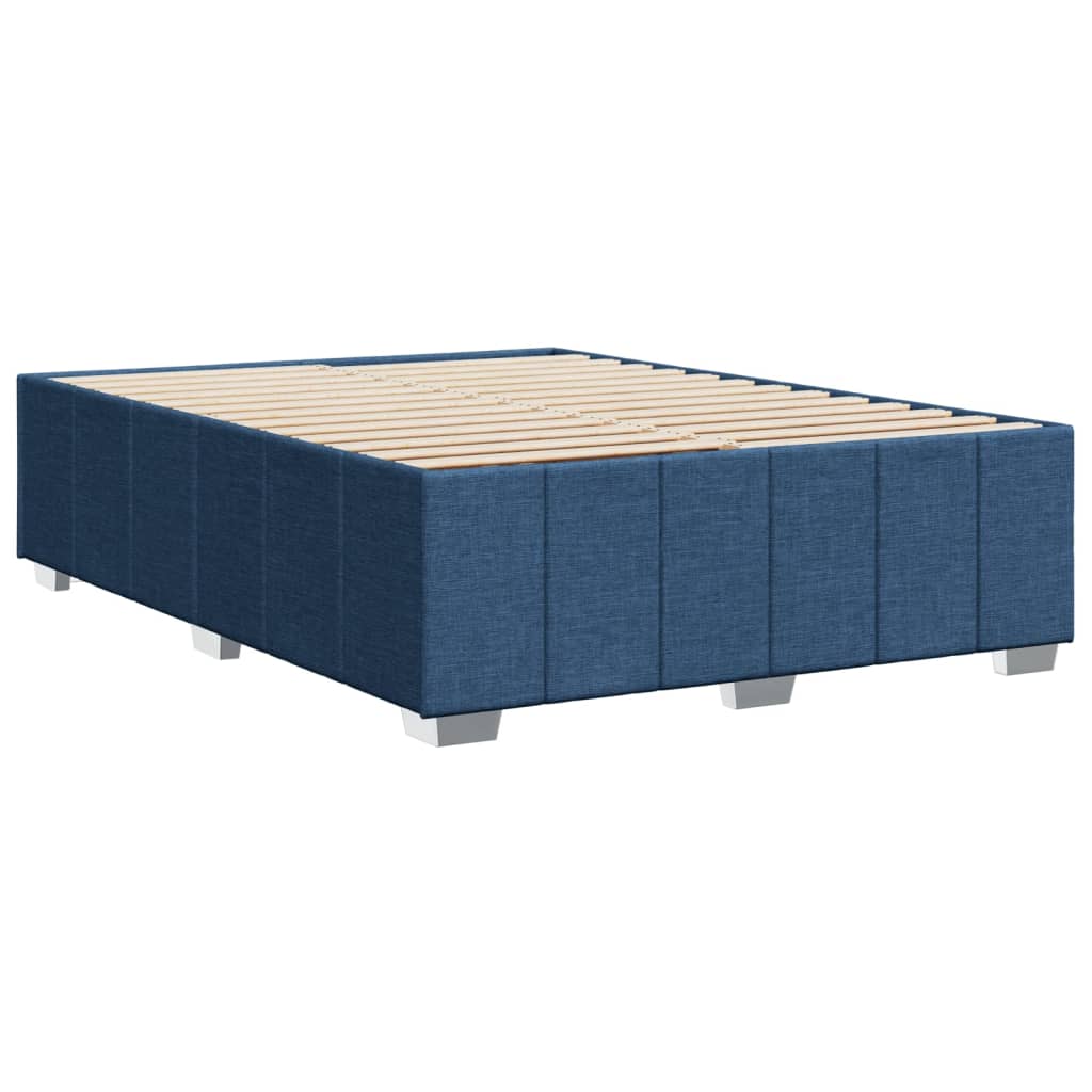 Giroletto Senza Materasso Blu 140x190 Cm In Tessuto - Image 6