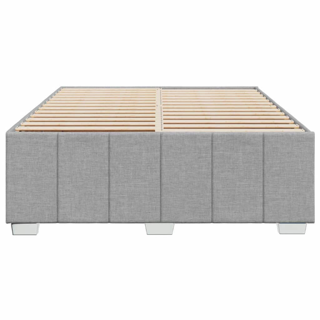 Giroletto Senza Materasso Grigio Chiaro 140x200 Cm Tessuto - Image 4