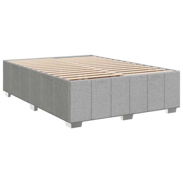 Giroletto Senza Materasso Grigio Chiaro 160x200 Cm Tessuto - Image 3