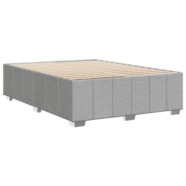 Giroletto Senza Materasso Grigio Chiaro 160x200 Cm Tessuto - Image 6