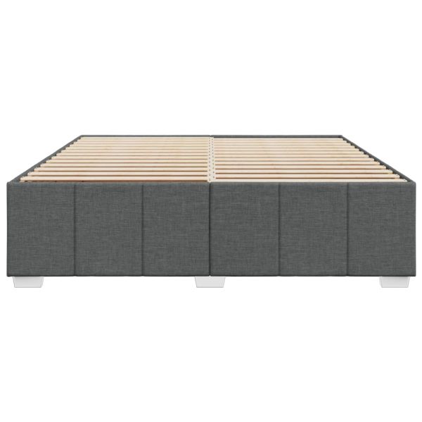 Giroletto Senza Materasso Grigio Scuro 180x200 Cm Tessuto - Image 4