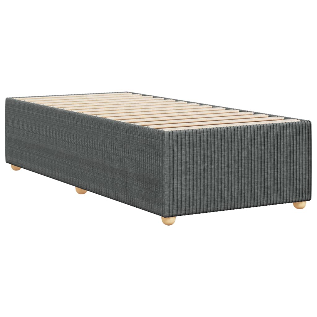 Giroletto Senza Materasso Grigio Scuro 90x190 Cm Tessuto - Image 6